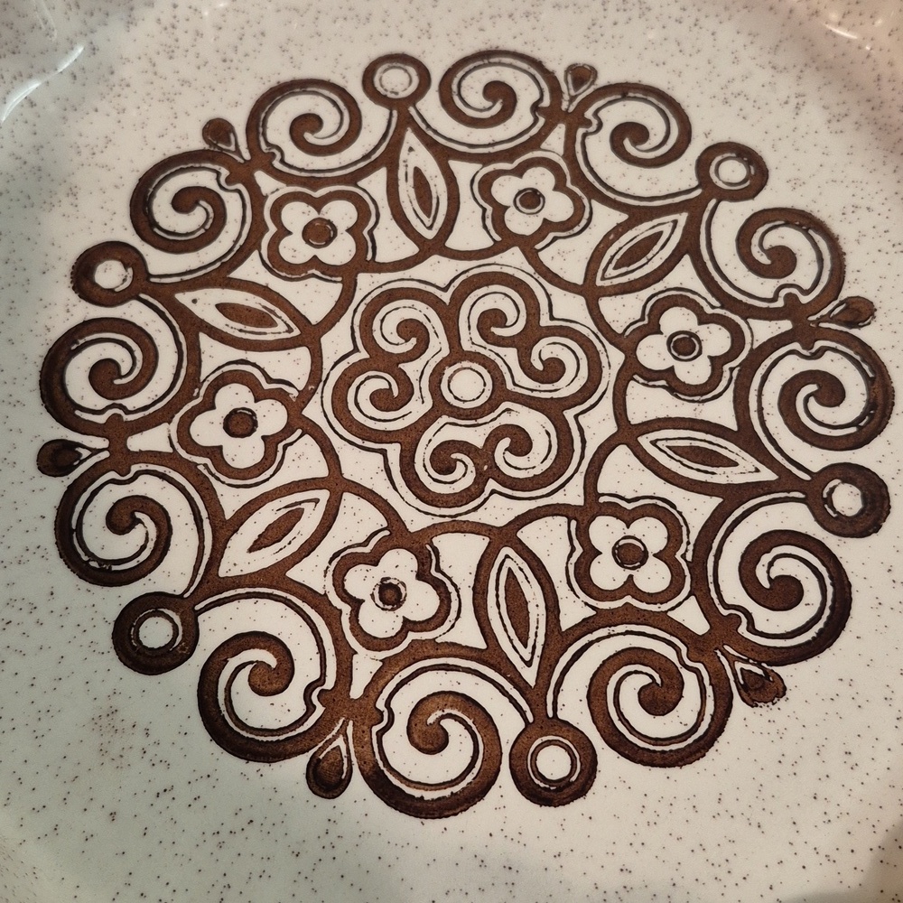 BILTONS Vintage 1970s Ironstone 'Celtic Rose' Pattern Quiche/Pie Baker Dish - Picture 4 of 13
